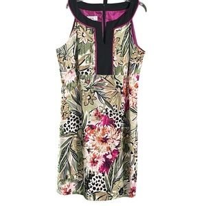 Alyx Limited Dress Sleeveless Floral A-Line Midi Women's Size 14